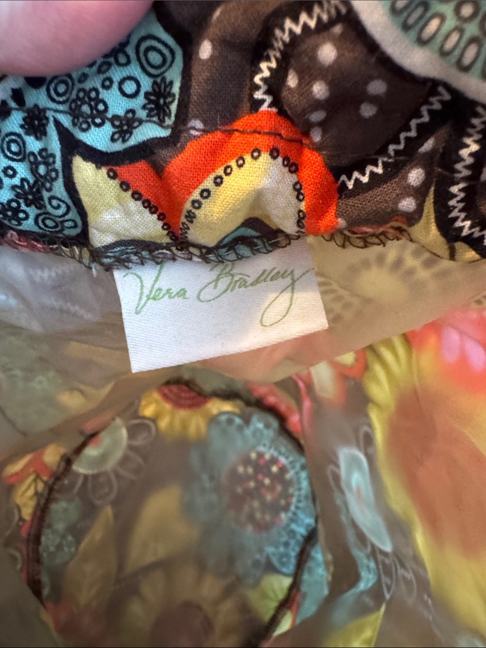 Vera Bradley Ditty Bag in Flower Shower - Picture 5 of 9